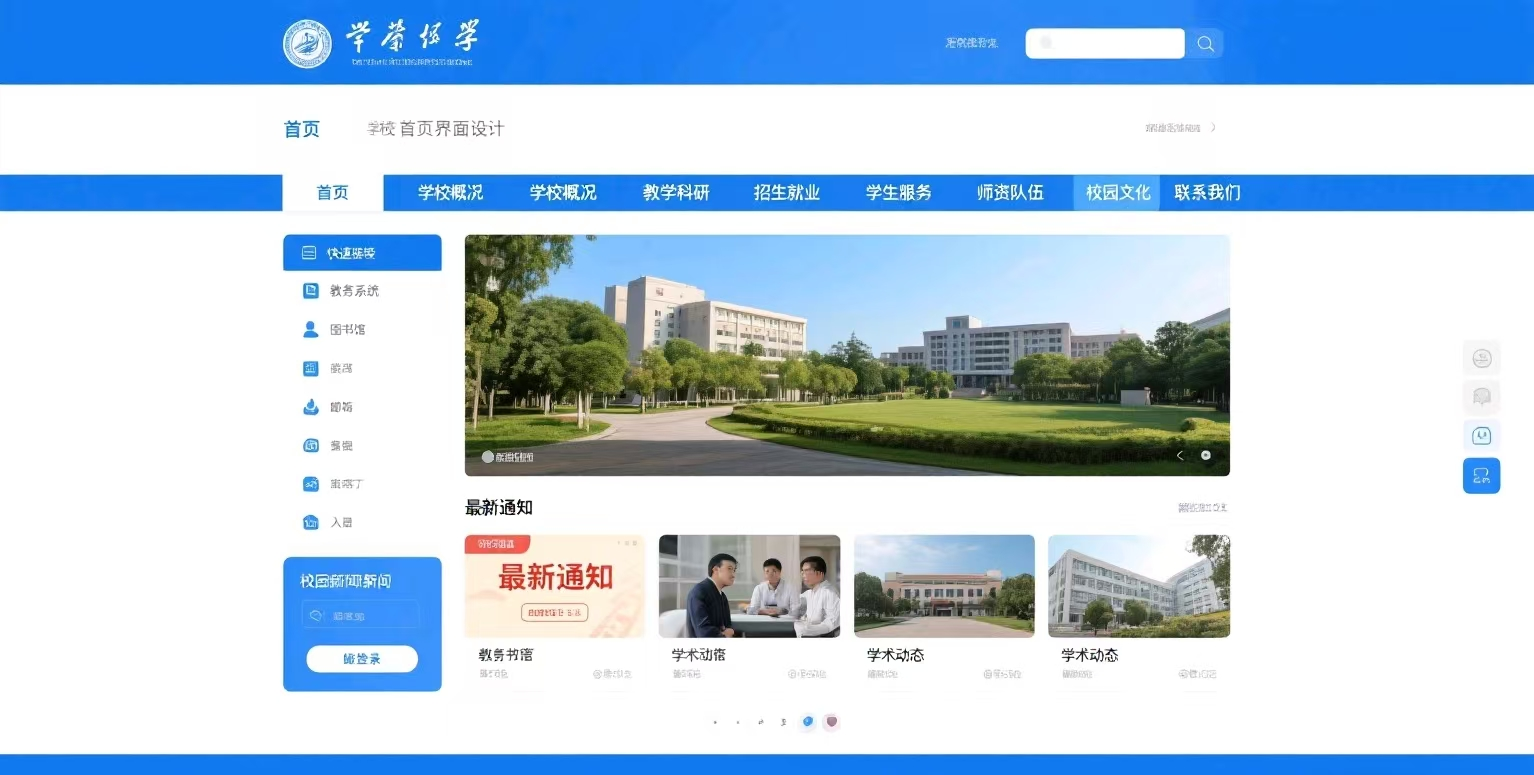 學校官網(wǎng)制作必備模塊及功能介紹